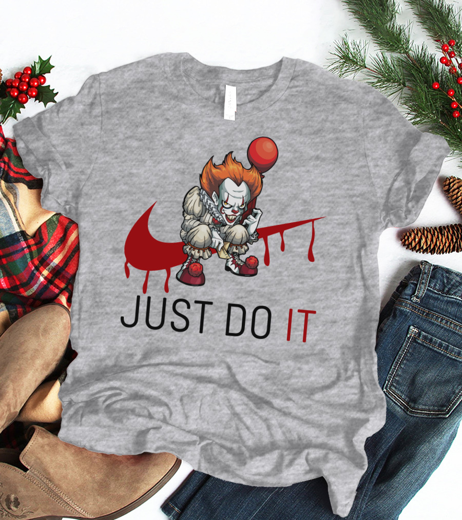 JUST DO IT Halloween Pennywise Balloon T-Shirt