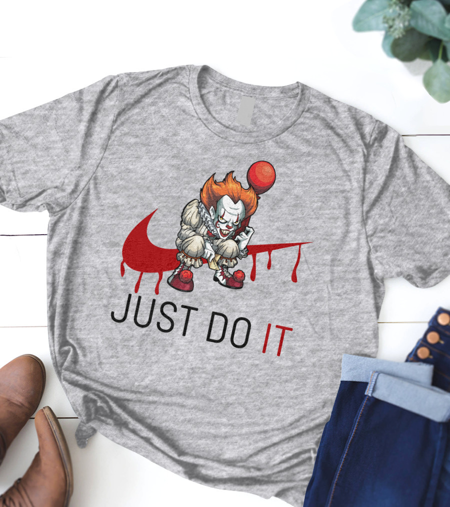 JUST DO IT Halloween Pennywise Balloon T-Shirt
