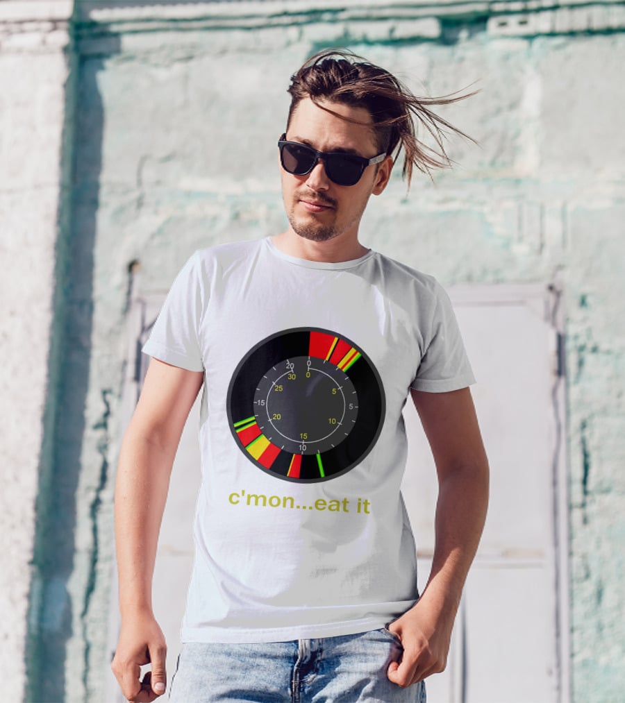 C'MON EAT IT Speedometer T-Shirt