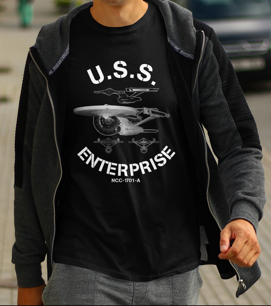 USS Enterprise NCC-1701-A Starship T-Shirt