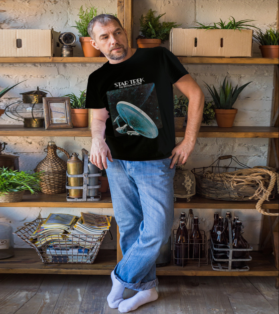 Star Trek The Motion Picture Enterprise Space Scene T-Shirt