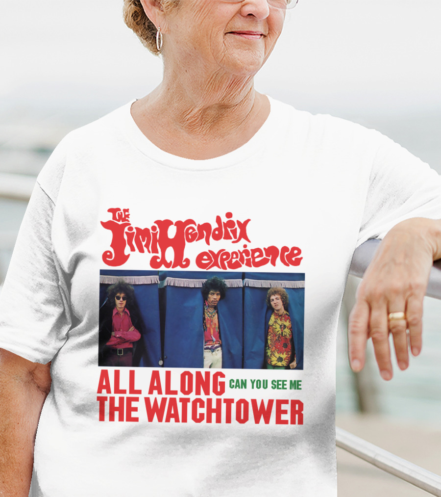 The Jimi Hendrix Experience All Along The Watchtower Can You See Me T-Shirt
