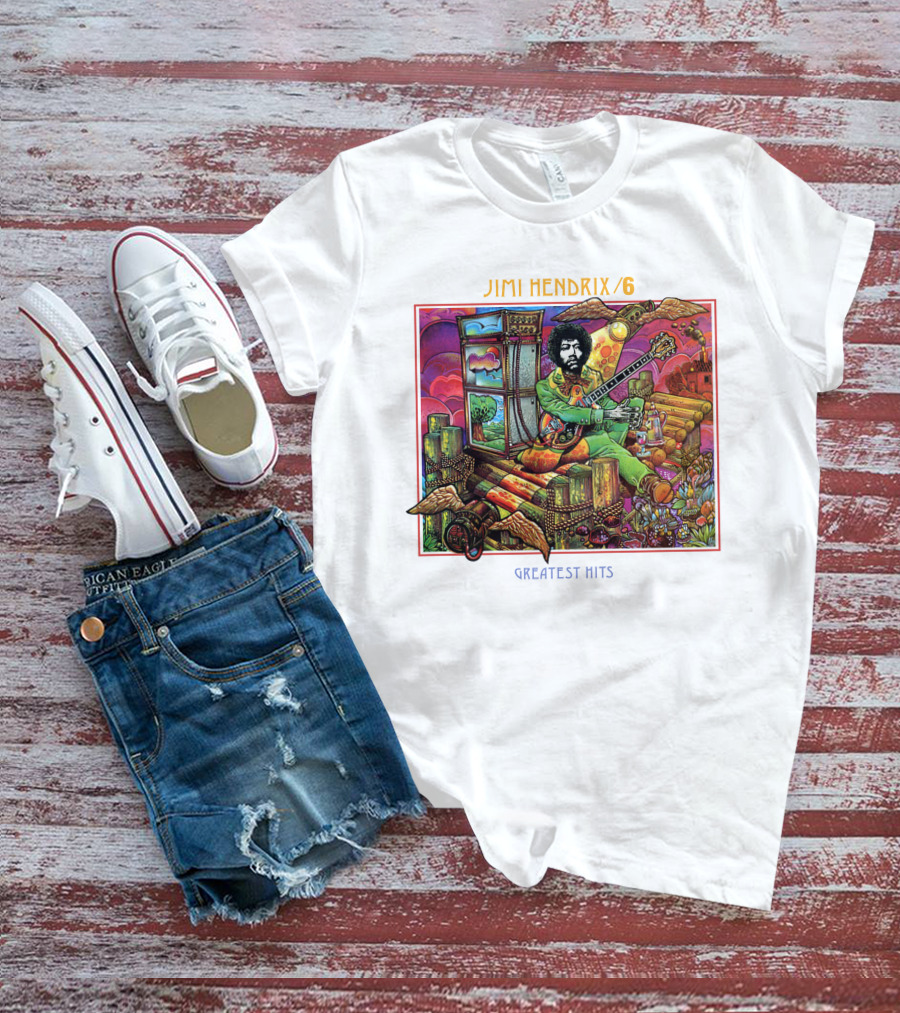 Jimi Hendrix Greatest Hits 6 T-Shirt