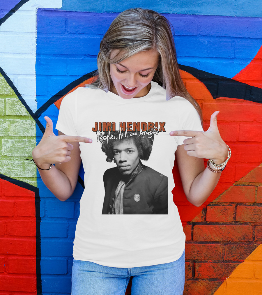 Jimi Hendrix People, Hell And Angels T-Shirt