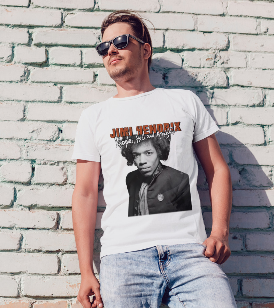 Jimi Hendrix People, Hell And Angels T-Shirt