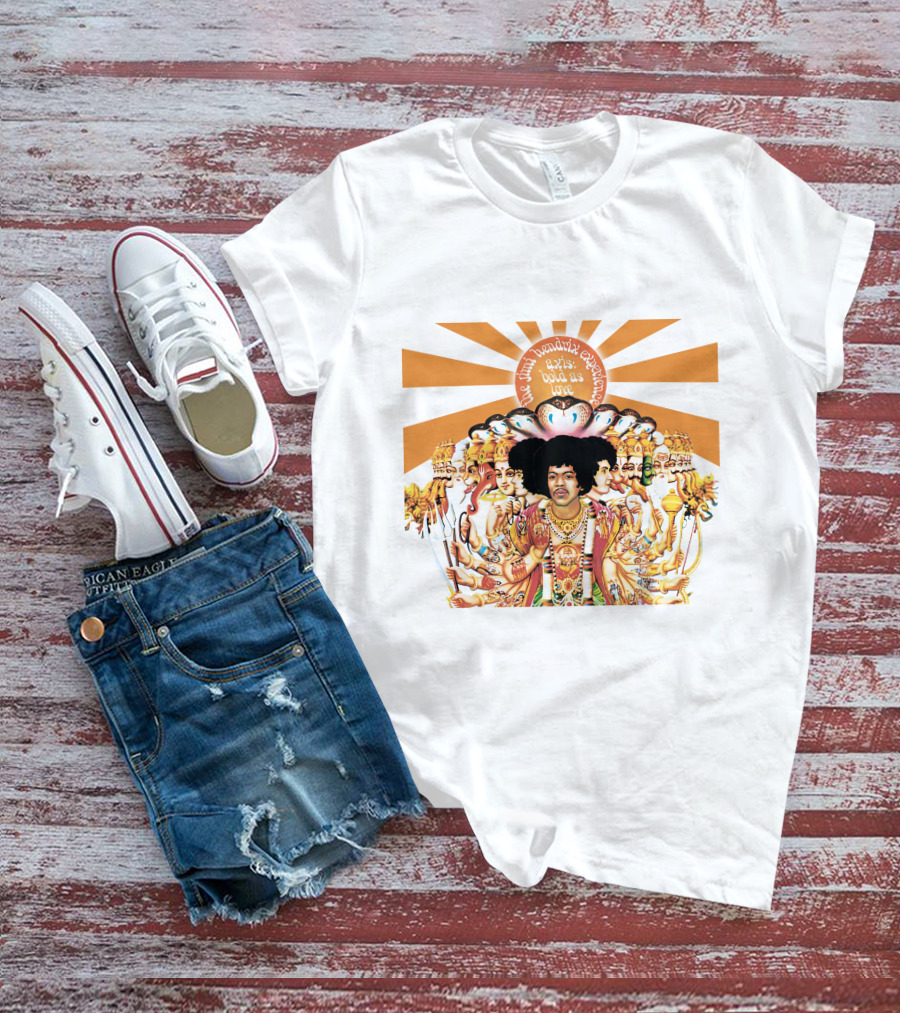 The Jimi Hendrix Experience Axis Bold As Love Album Cover T-Shirt