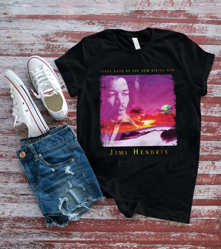 Jimi Hendrix First Rays Of The New Rising Sun Sunset T-Shirt