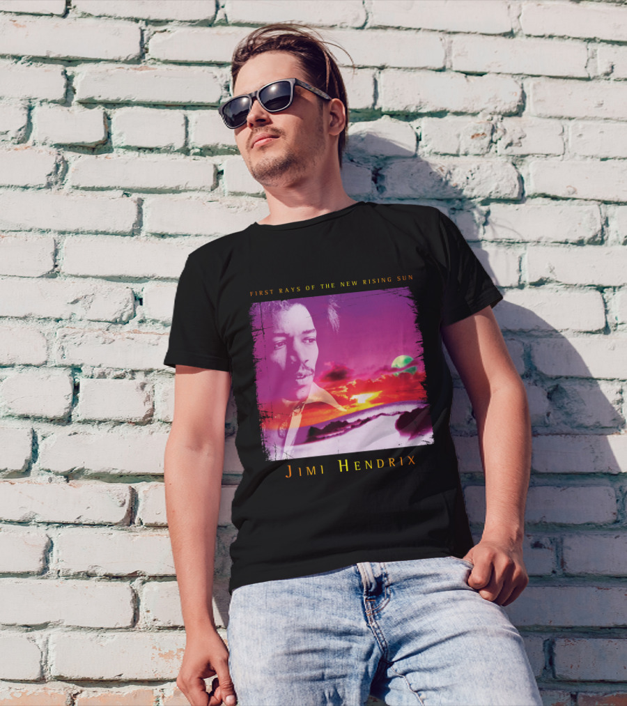 Jimi Hendrix First Rays Of The New Rising Sun Sunset T-Shirt