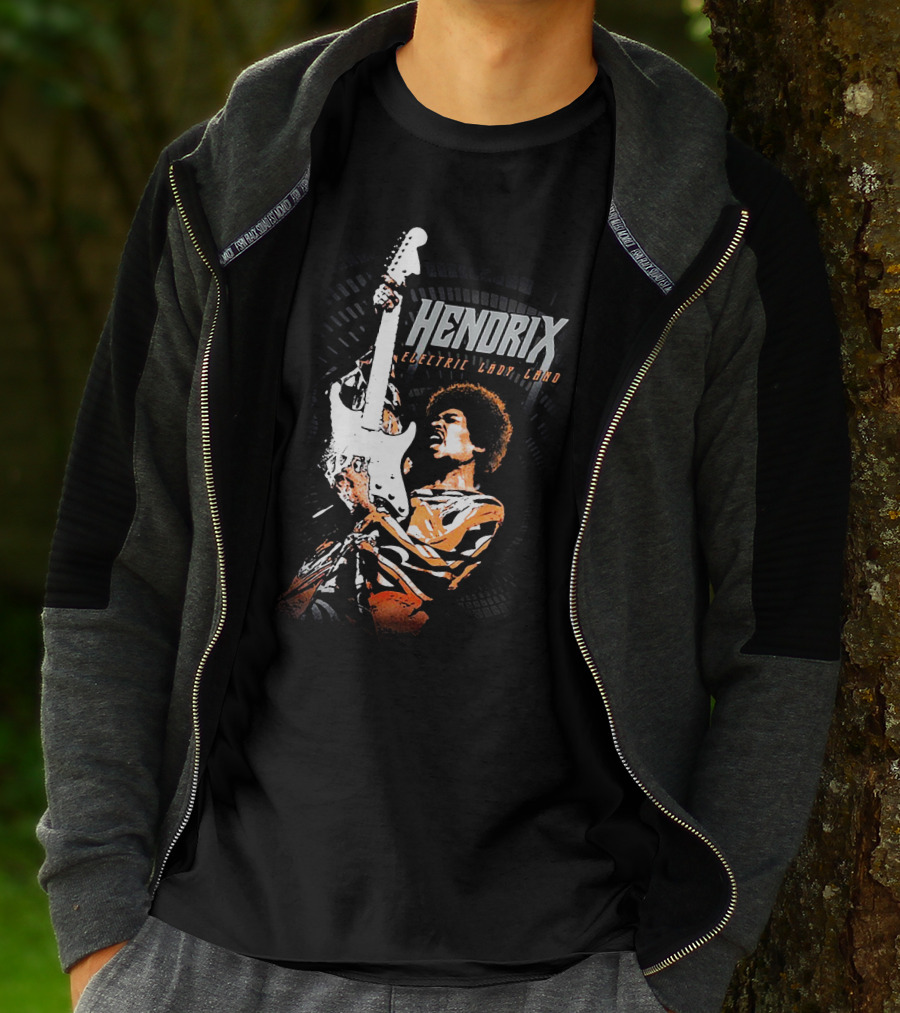 Hendrix Electric Ladyland Guitar Performance T-Shirt