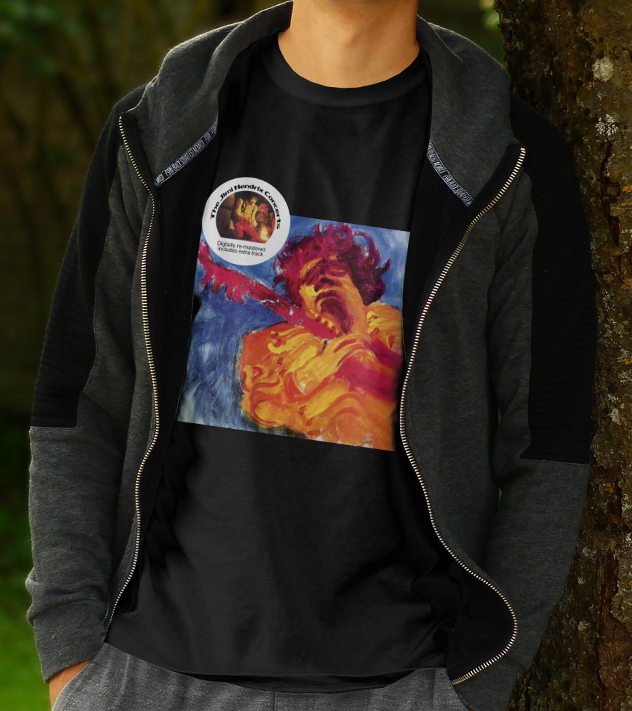 The Jimi Hendrix Concerts Digitally Re-Mastered Includes Extra Track T-Shirt