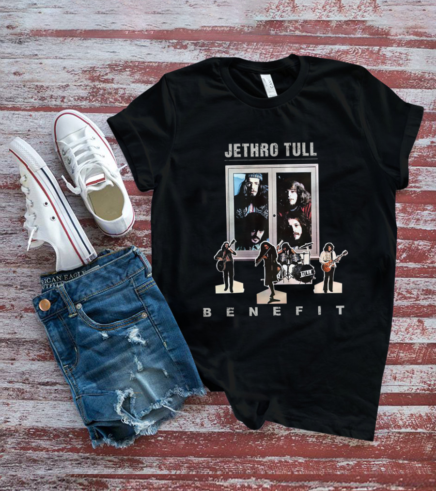 Jethro Tull Benefit Band Album Cover T-Shirt