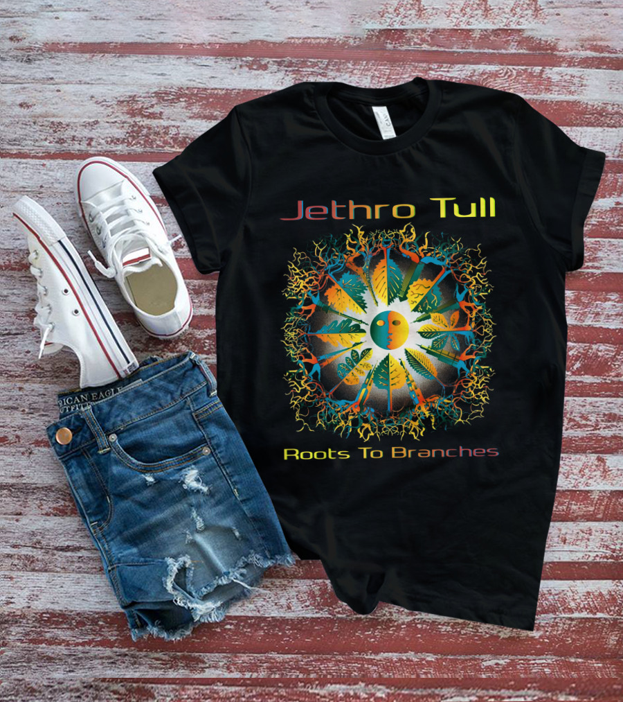 Jethro Tull Roots To Branches Vibrant Tree Circle T-Shirt