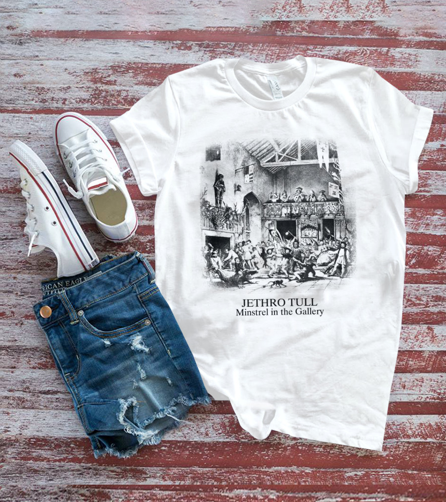 Jethro Tull Minstrel In The Gallery Classic Album Cover T-Shirt