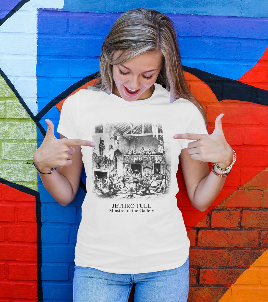 Jethro Tull Minstrel In The Gallery Classic Album Cover T-Shirt