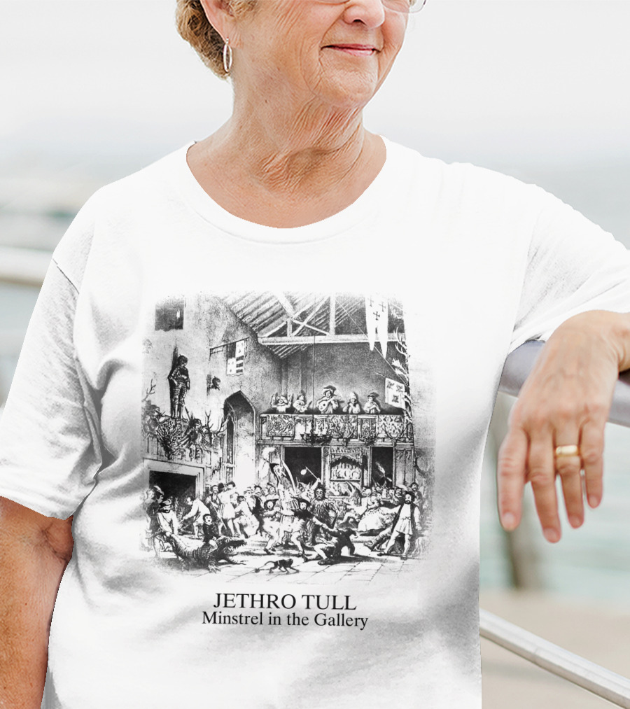 Jethro Tull Minstrel In The Gallery Classic Album Cover T-Shirt