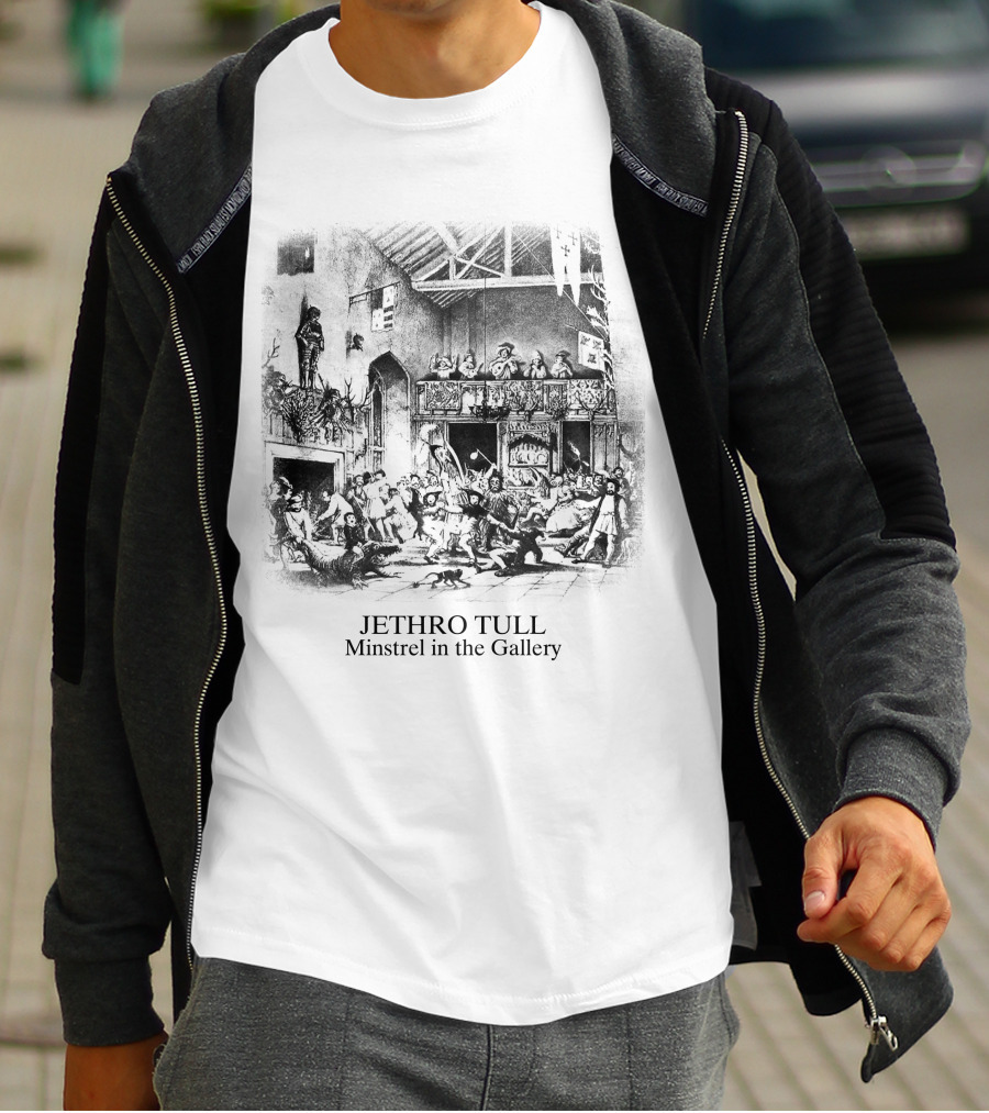 Jethro Tull Minstrel In The Gallery Classic Album Cover T-Shirt