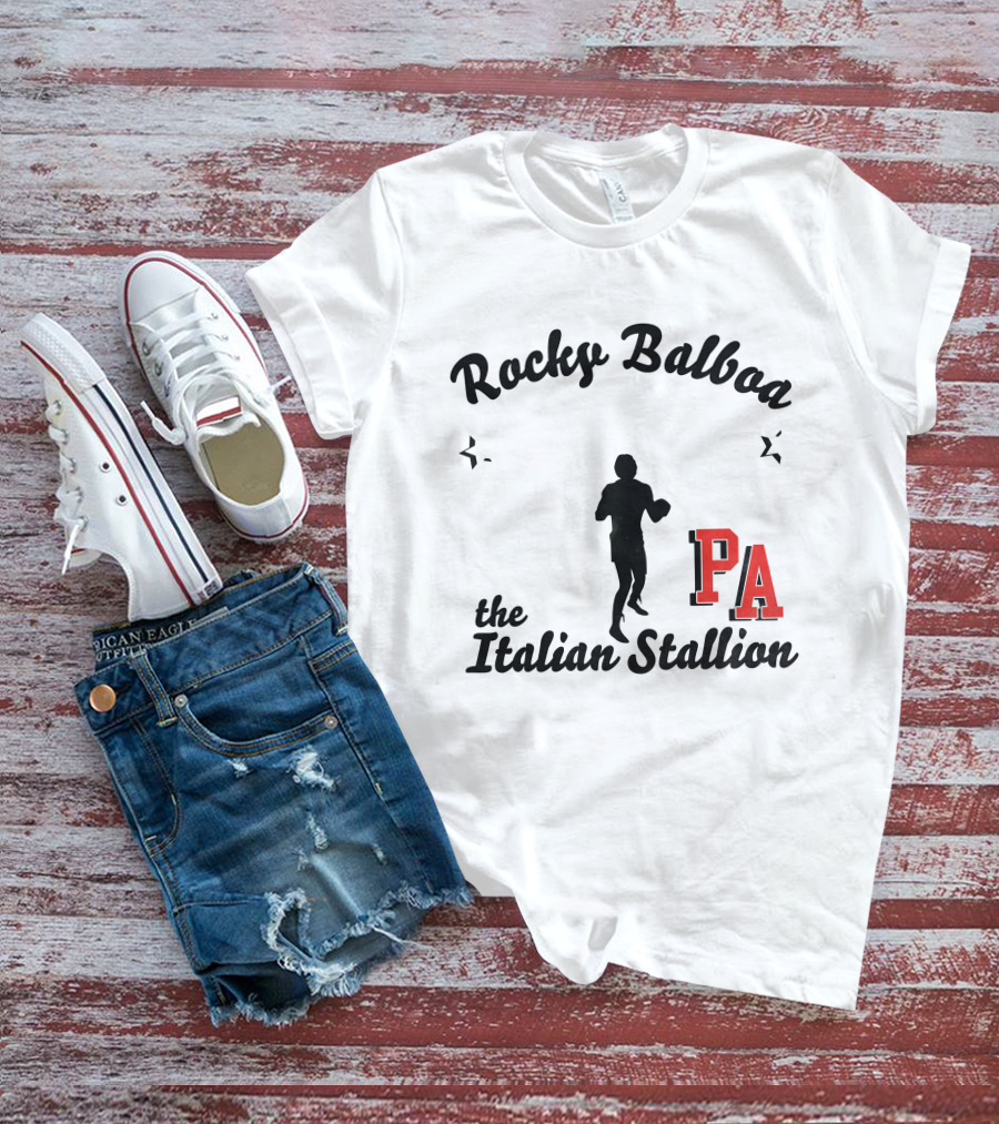 Rocky Balboa 76 PA The Italian Stallion T-Shirt
