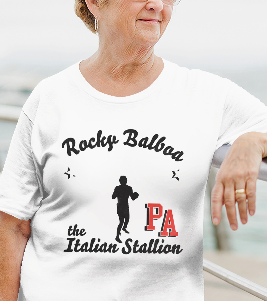 Rocky Balboa 76 PA The Italian Stallion T-Shirt