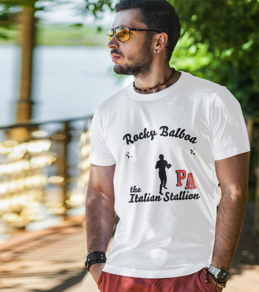 Rocky Balboa 76 PA The Italian Stallion T-Shirt