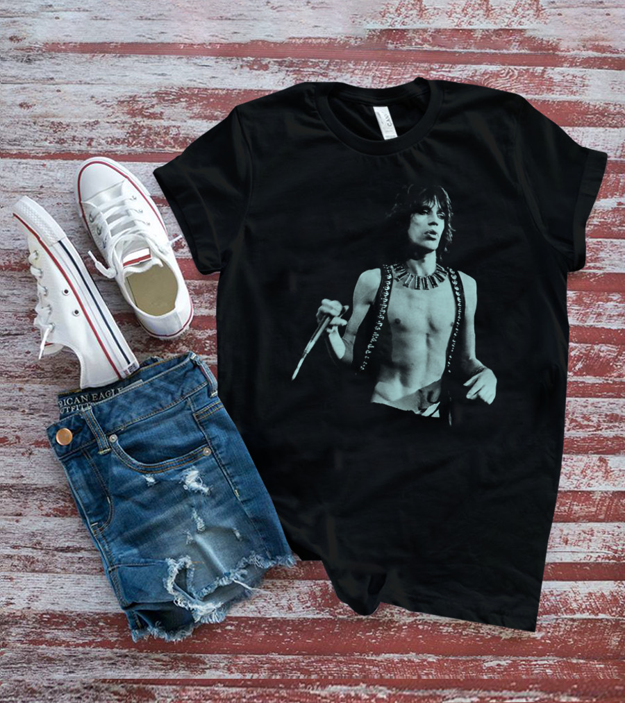 Mick Jagger Iconic Performance Rock Legend T-Shirt