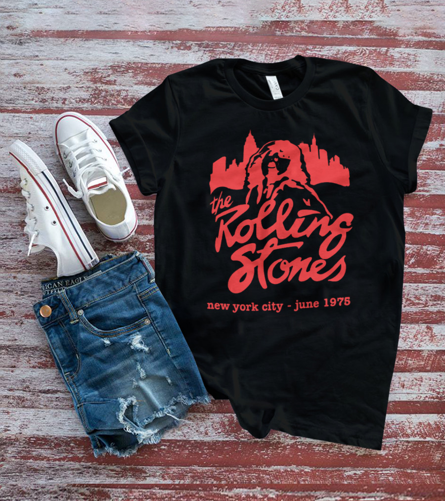 The Rolling Stones New York City June 1975 T-Shirt