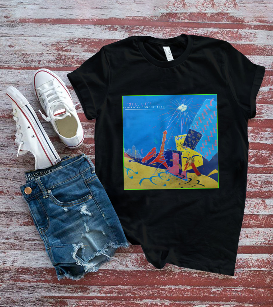 Still Life American Concert 1981 Vibrant Abstract T-Shirt