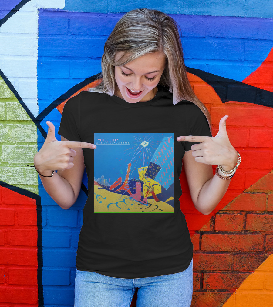 Still Life American Concert 1981 Vibrant Abstract T-Shirt