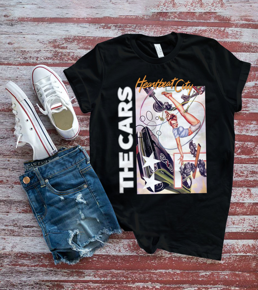 The Cars Heartbeat City 340 Retro T-Shirt