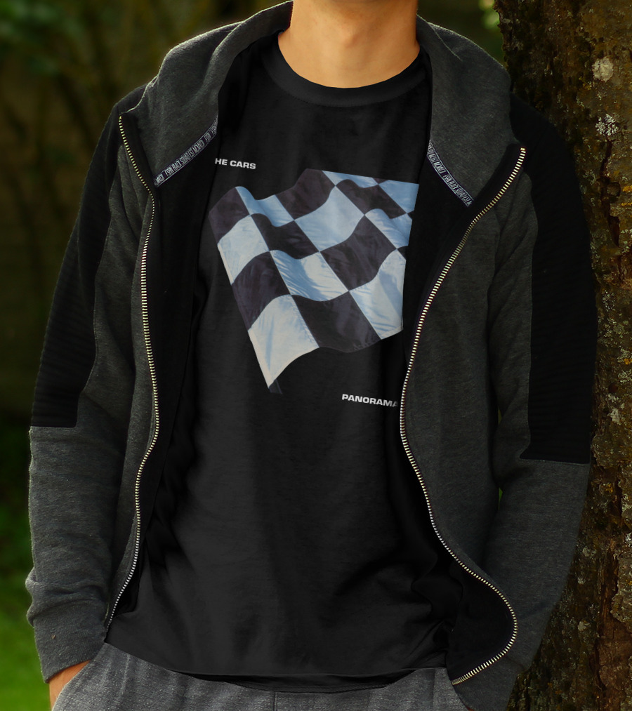 The Cars Panorama Racing Flag Cover T-Shirt