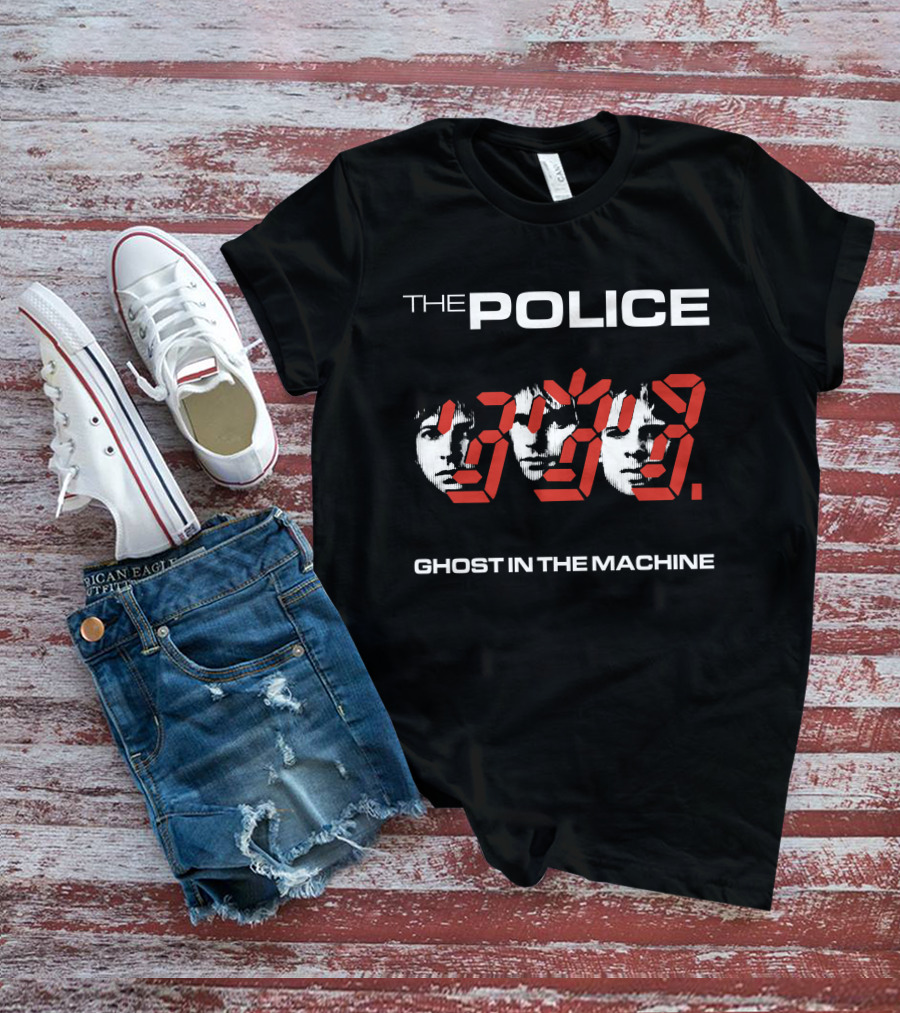 THE POLICE GHOST IN THE MACHINE 1981 ALBUM T-Shirt
