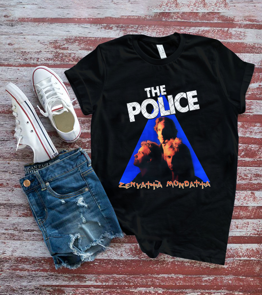 The Police Zenyatta Mondatta Album Cover T-Shirt