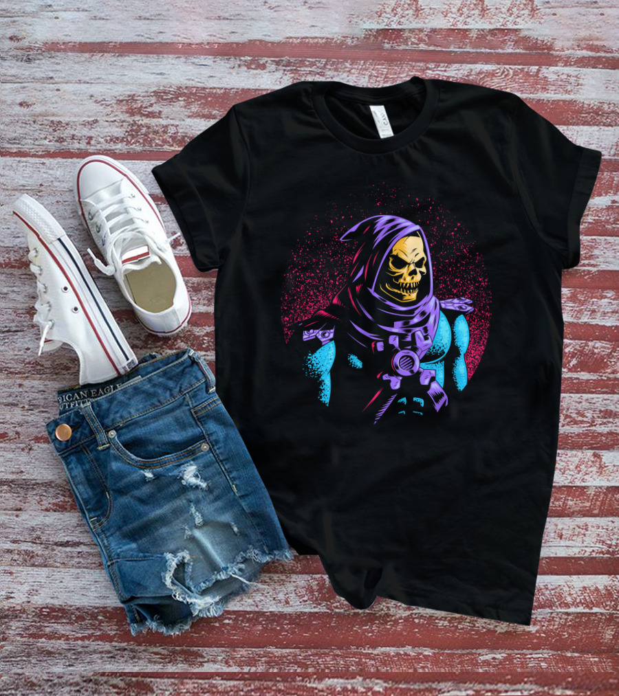 Skeletor Masters Of The Universe Villain Retro T-Shirt