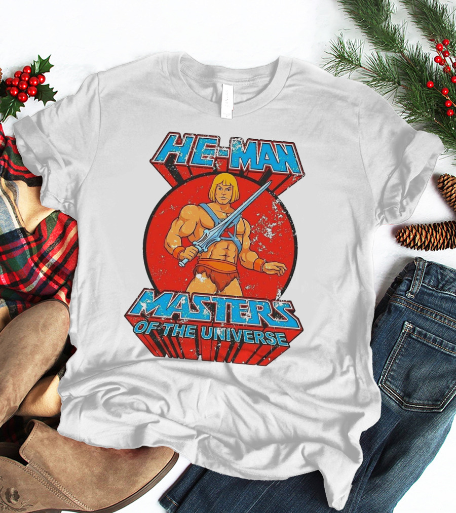 He-Man Masters Of The Universe Retro Classic Sword Iconic 80s T-Shirt