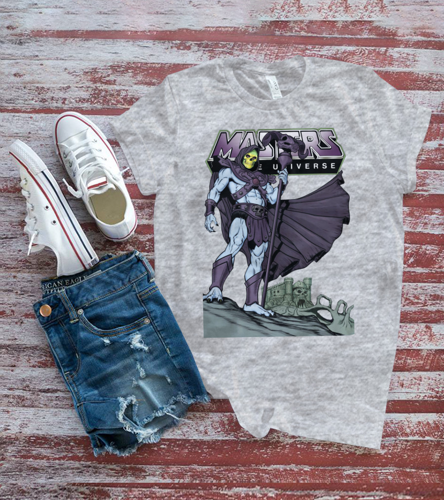 Masters Of The Universe Skeletor With Castle Grayskull T-Shirt