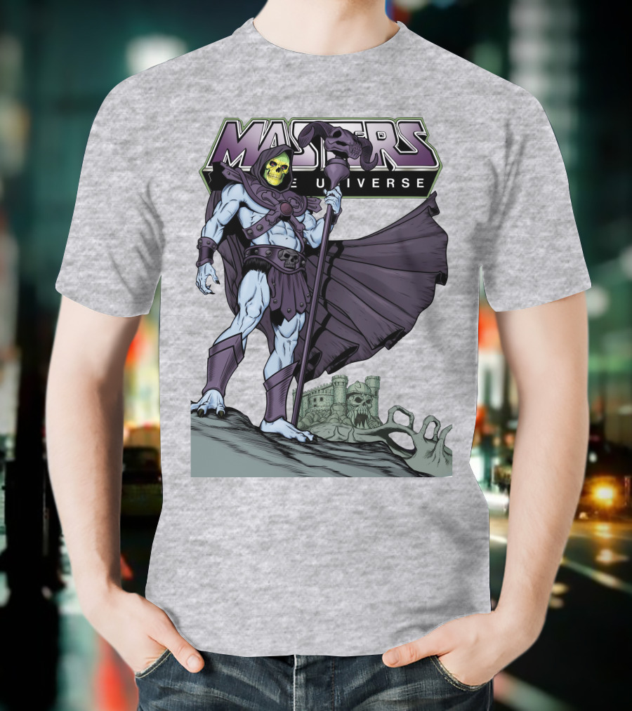 Masters Of The Universe Skeletor With Castle Grayskull T-Shirt