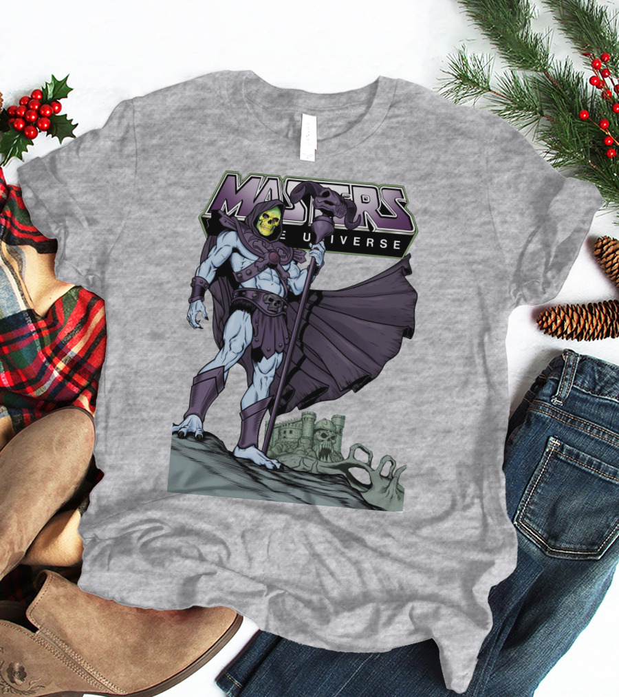 Masters Of The Universe Skeletor With Castle Grayskull T-Shirt