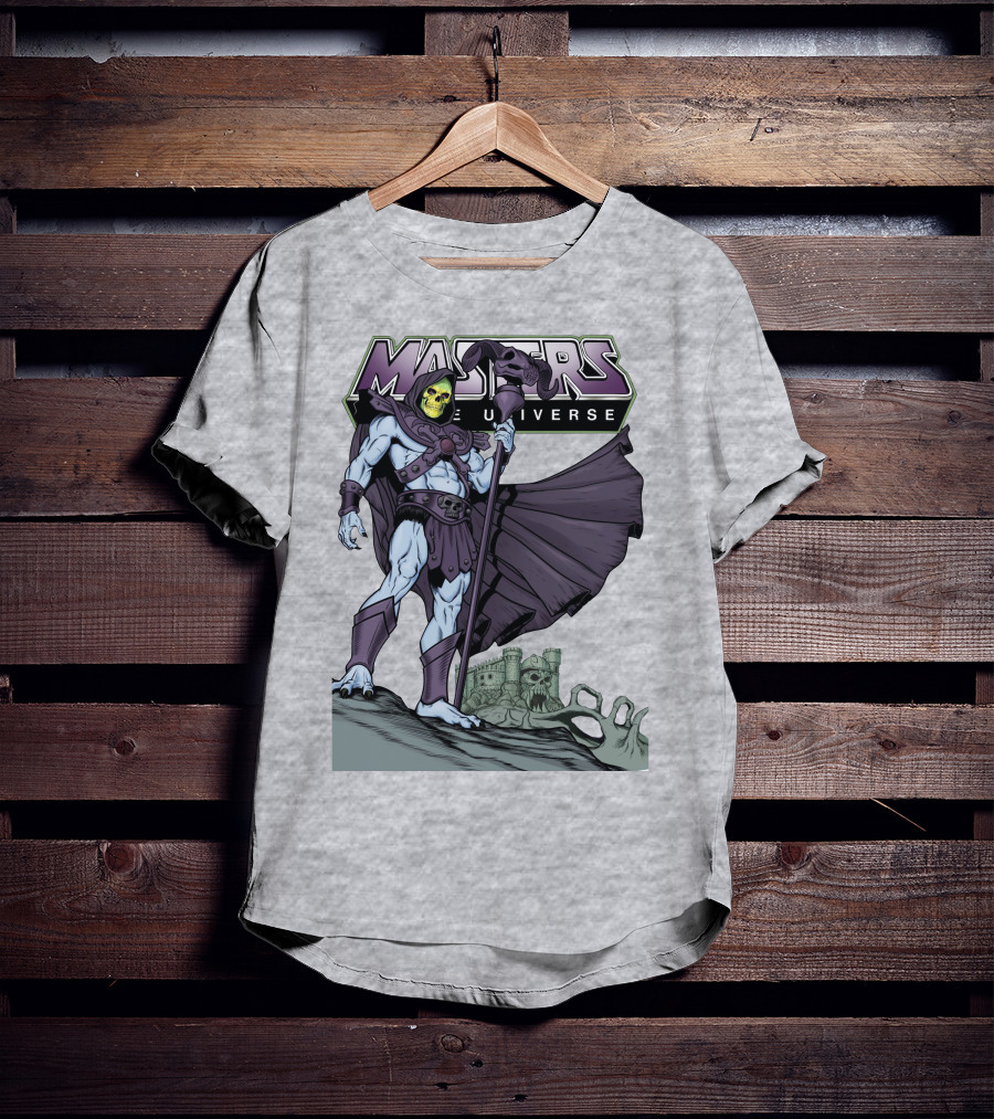 Masters Of The Universe Skeletor With Castle Grayskull T-Shirt
