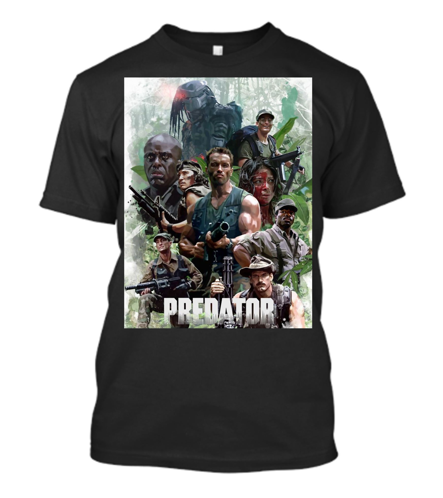 Predator Movie Characters T-Shirt