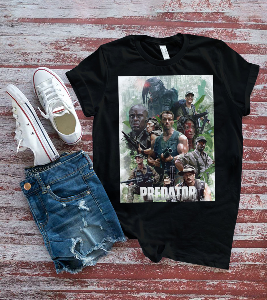 Predator Movie Characters T-Shirt