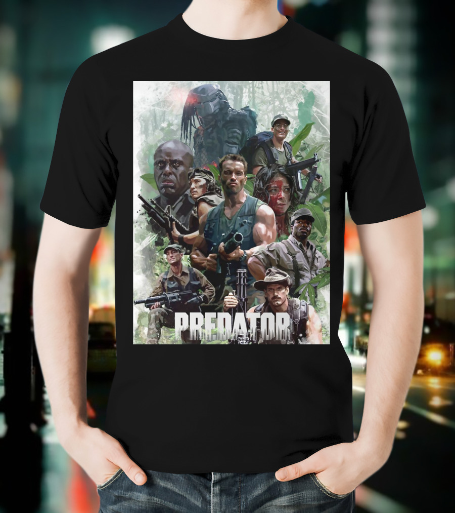 Predator Movie Characters T-Shirt