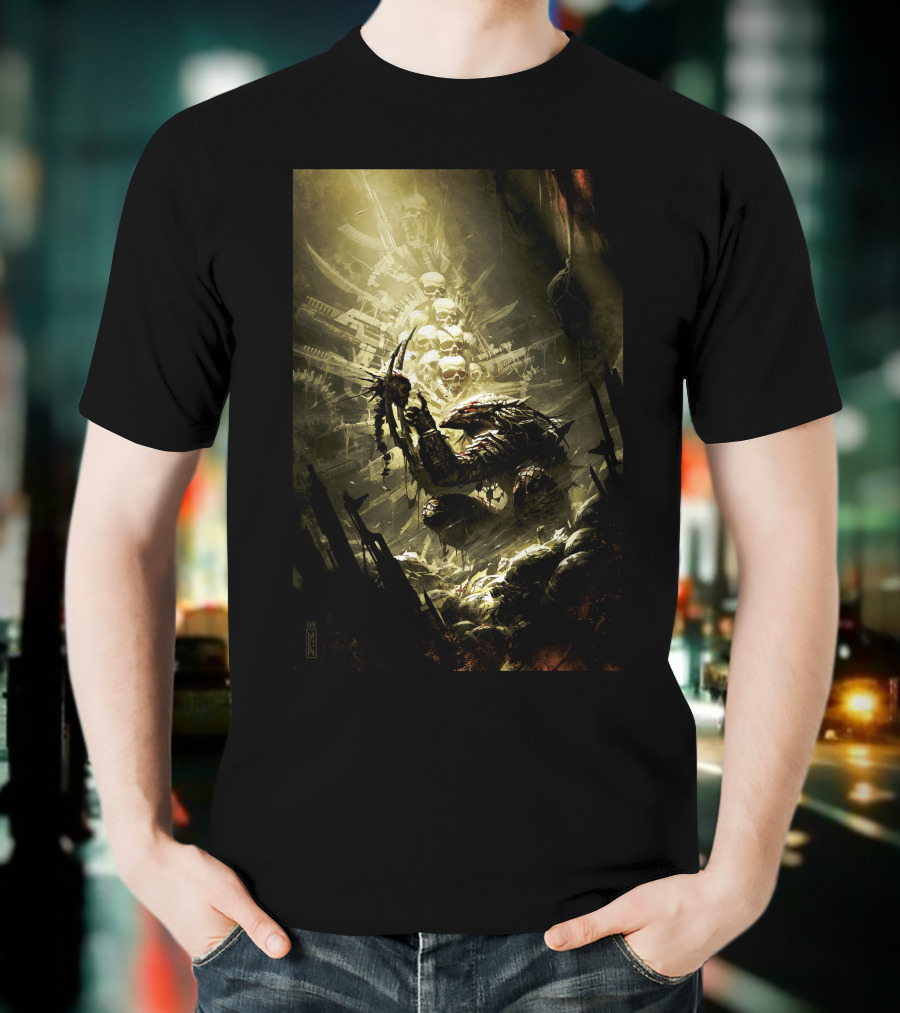 Predator Skull Throne Concept T-Shirt