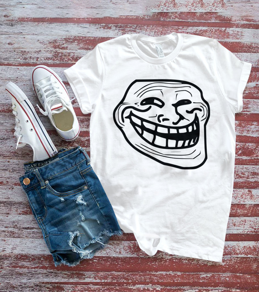 Ninja Troll Face Meme T-Shirt