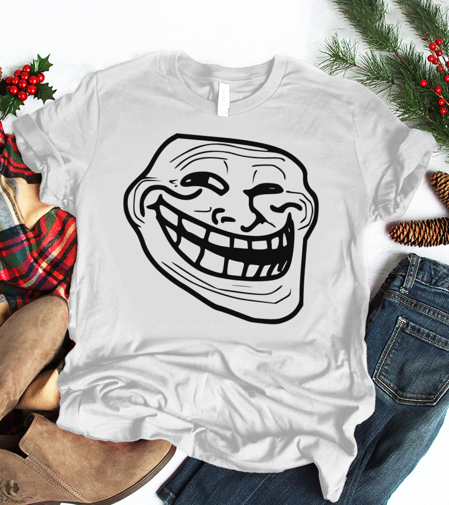Ninja Troll Face Meme T-Shirt