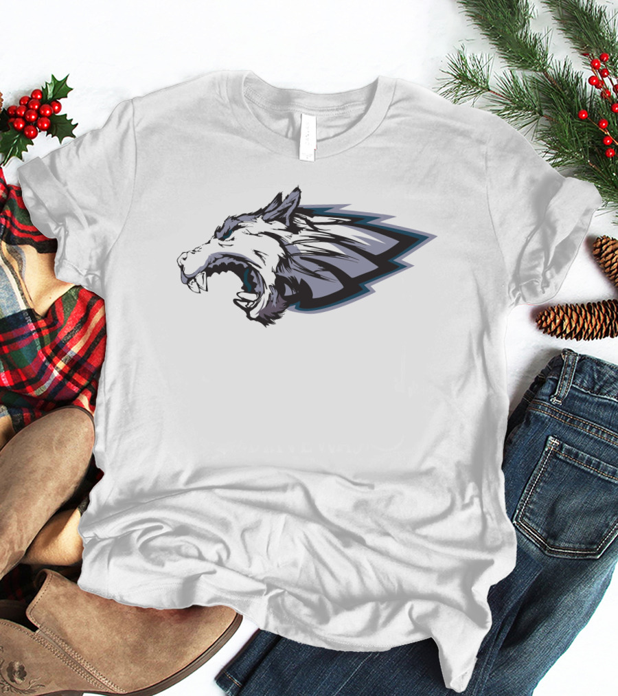 Eliot Shorr-Parks Darren Grimes X Eagles Wolf Head Wings T-Shirt