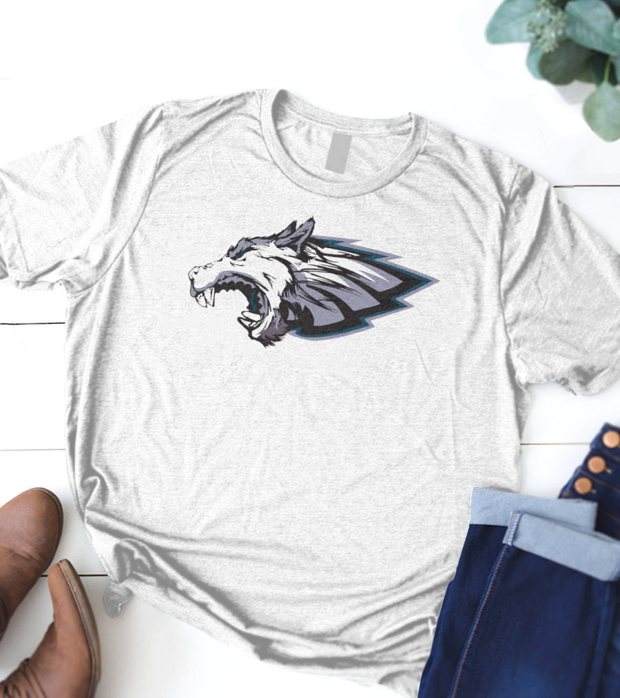 Eliot Shorr-Parks Darren Grimes X Eagles Wolf Head Wings T-Shirt