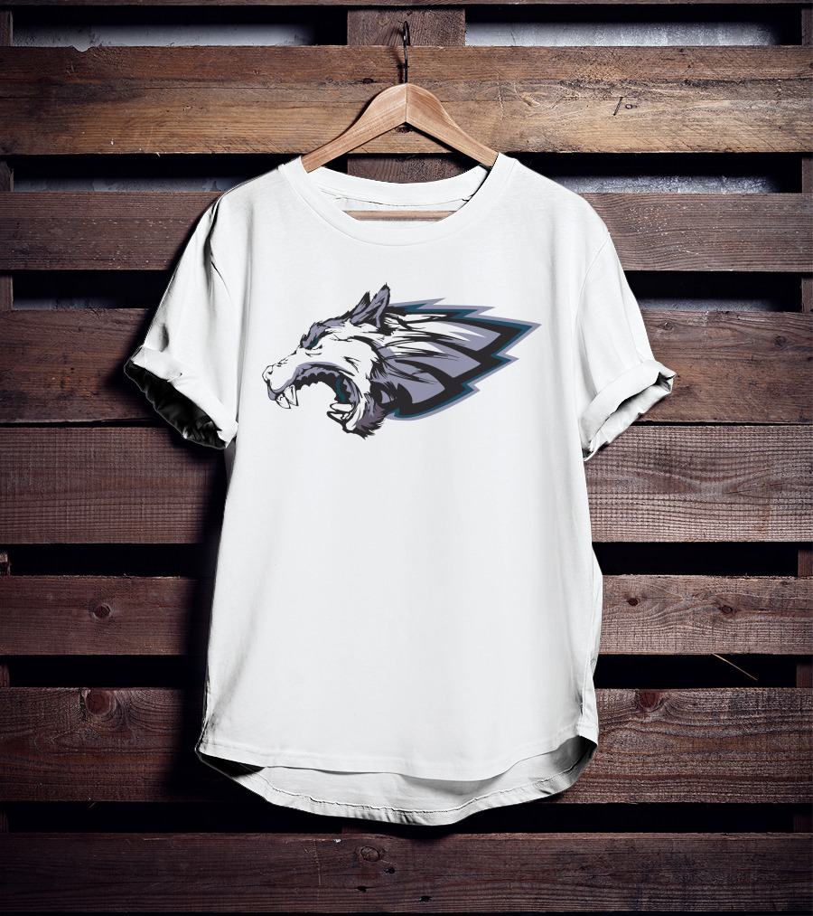 Eliot Shorr-Parks Darren Grimes X Eagles Wolf Head Wings T-Shirt