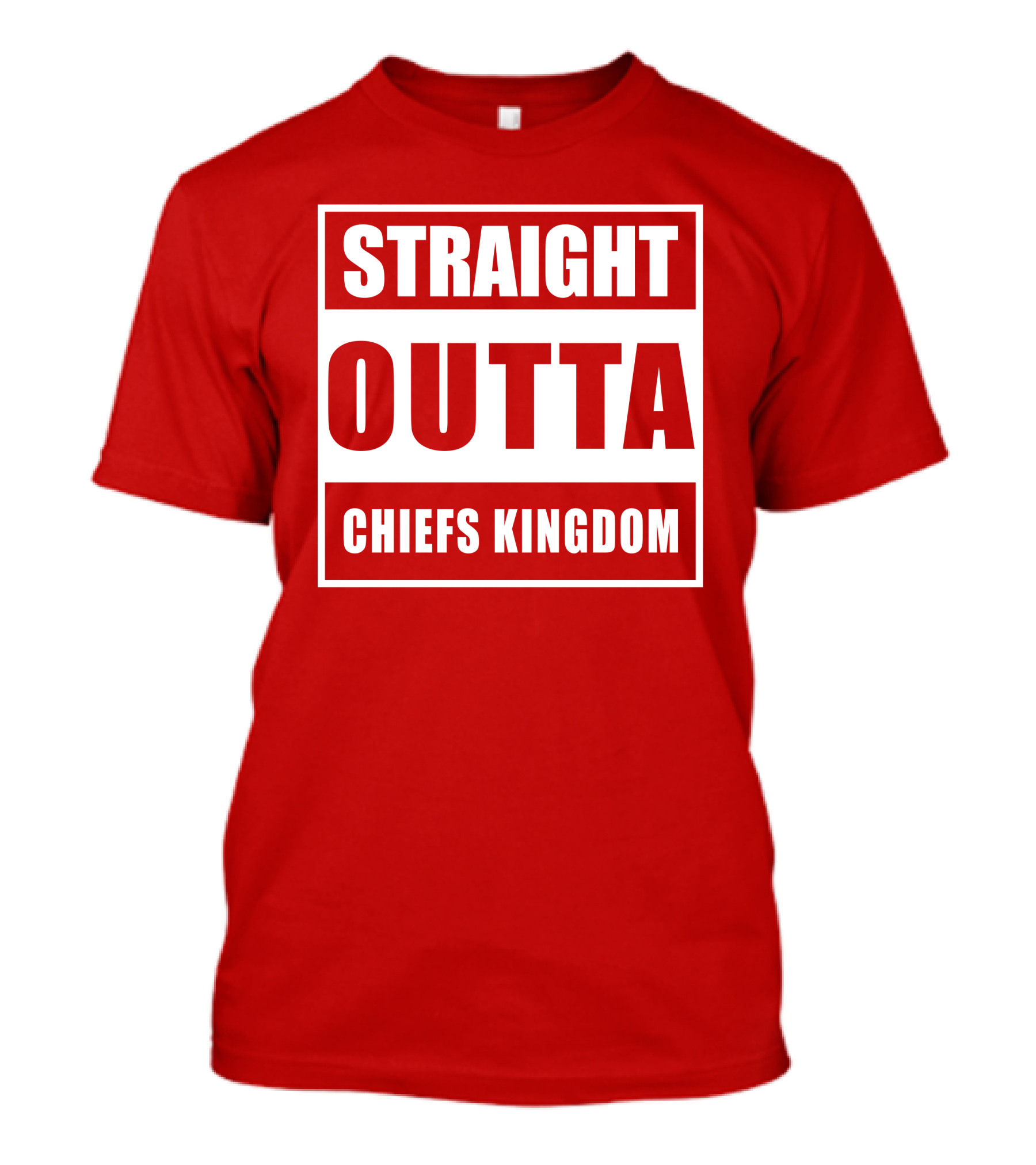 Straight Outta Chiefs Kingdom Red Friday Fan T-Shirt