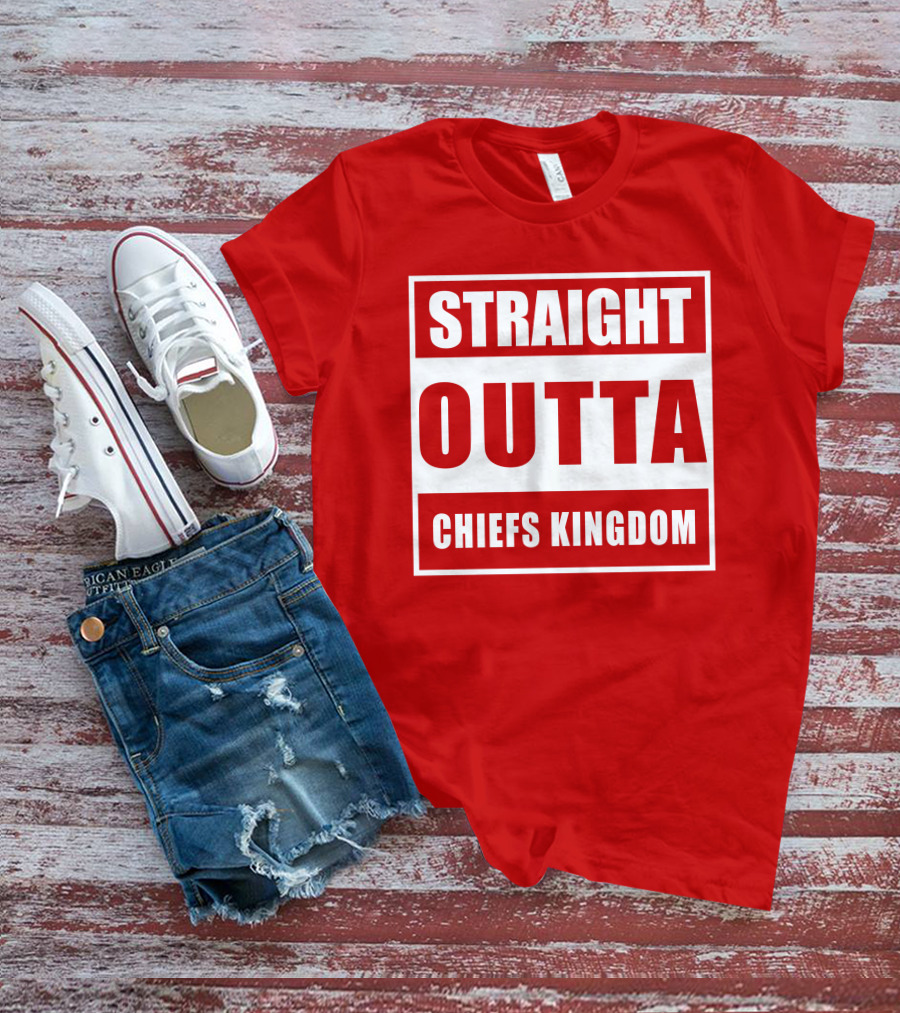 Straight Outta Chiefs Kingdom Red Friday Fan T-Shirt