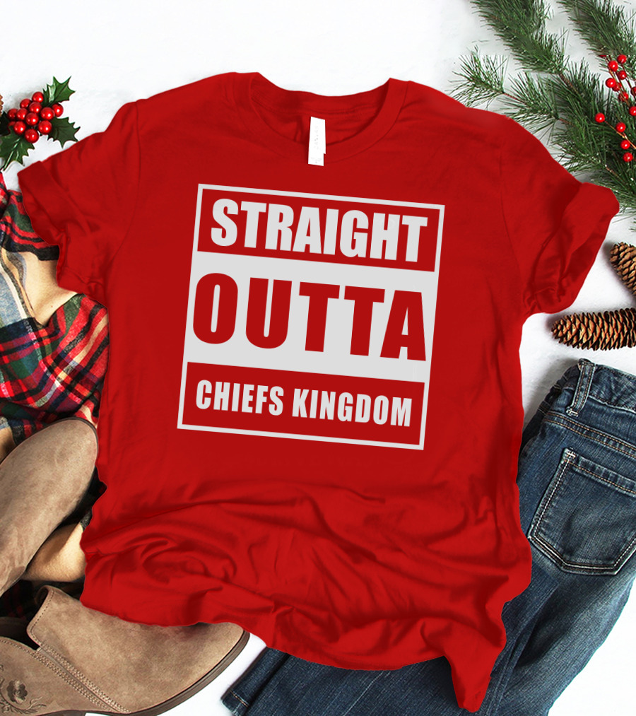 Straight Outta Chiefs Kingdom Red Friday Fan T-Shirt