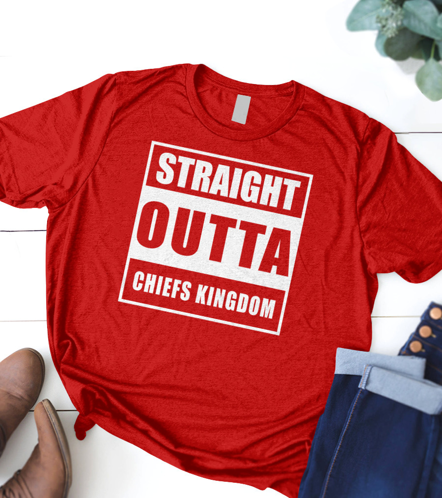 Straight Outta Chiefs Kingdom Red Friday Fan T-Shirt